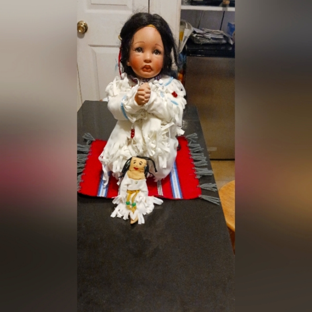 Native American Doll Praying